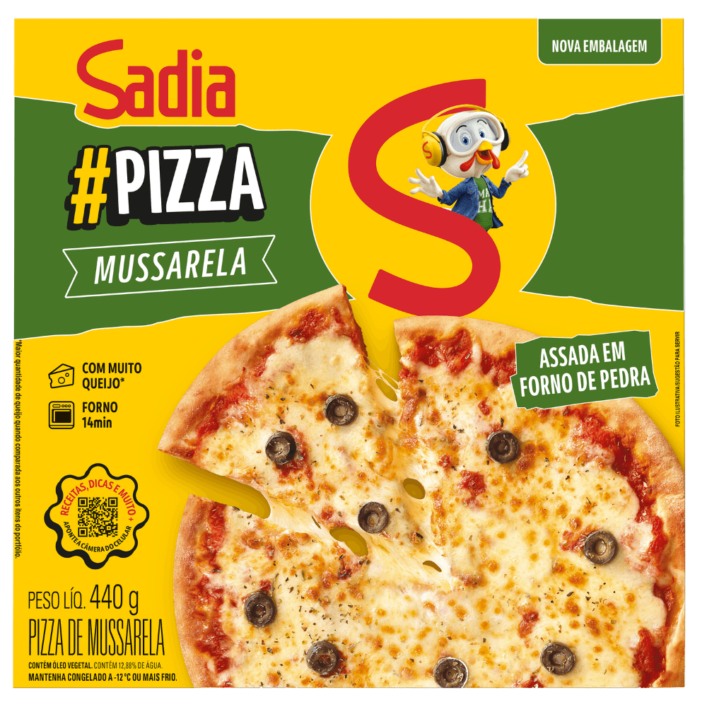 Pizza De Mussarela Sadia 440g